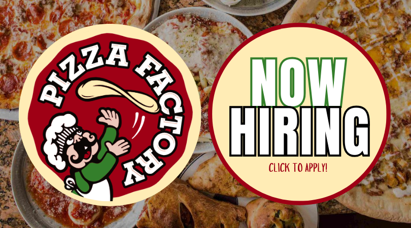 StaffedUp | Apply for a job with Pizza Factory today!